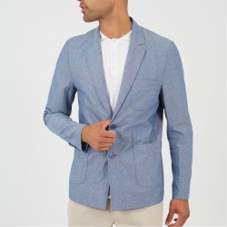 сако,промоция,на,зимни,облекла,мъжки,якета,brave,soul,two,button,blazer,lblue,chambray