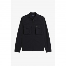 Fred Perry Mens Overshirt - Black 102 мъжки,якета,fred,perry,men,s,overshirt,black,102