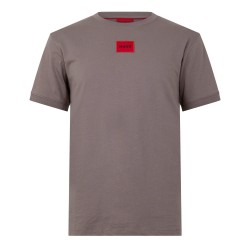 тениска,мъжки,тениски,hugo,mens,hugo,diragolino,contemporary,t,shirt,with,logo,detail,rust,copper,223