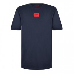 тениска,мъжки,тениски,hugo,diragolino,t,shirt,dark,blue,405