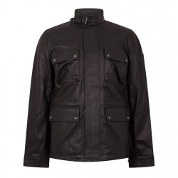 яке,мъжки,якета,belstaff,men's,grant,leather,jacket,dark,brown