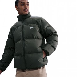 Яке Nike Men's Therma-Fit Club Puffer Jacket - Sequoia/White яке,разпродажба,nike,мъжки,якета,nike,men's,therma,fit,club,puffer,jacket,sequoia,white