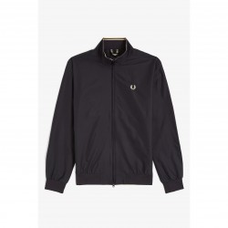 яке,мъжки,якета,fred,perry,mens,brentham,cotton,long,sleeve,harrington,jacket,black,350