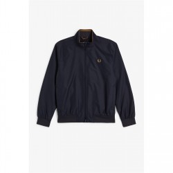 яке,мъжки,якета,fred,perry,mens,brentham,cotton,long,sleeve,harrington,jacket,navy,248