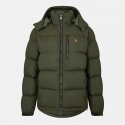 яке,облекла,на,разпродажба,мъжки,якета,polo,ralph,lauren,men's,el,cap,water,resistant,duck,down,detachable,hood,short,puffer,jacket,company,olive