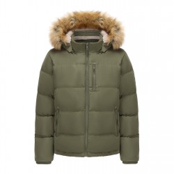 поларено,яке,мъжки,якета,мъжки,якета,и,палта,размер+,soulcal,mens,2,zip,bubble,faux,fur,trim,fleece,lined,short,puffer,jacket,khaki
