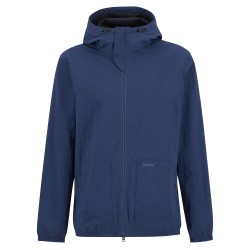 Barbour Mens Riverdale Showerproof Hooded Long Sleeve Rain Anorak - Dark Denim BL71 мъжки,якета,barbour,men,s,riverdale,showerproof,hooded,long,sleeve,rain,anorak,dark,denim,bl71