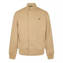 яке,облекла,на,разпродажба,мъжки,якета,lacoste,men's,twill,cotton,long,sleeve,harrington,jacket,beige,02s
