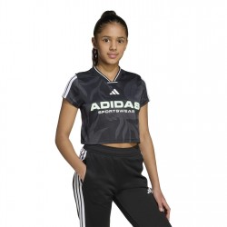 юношеска,футболна,фланелка,разпродажба,adidas,детски,тениски,детски,облекла,adidas,house,of,tiro,colors,of,football,crop,t,shirt,juniors,black,white