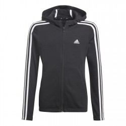 детско,горнище,детски,горнища,с,качулка,adidas,girls,3,stripes,zip,track,top,hoodie,black,white