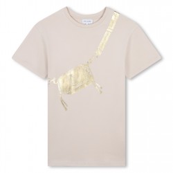 юношеска,рокля,детски,облекла,marc,jacobs,logo,bag,dress,junior,cream,gld,22a