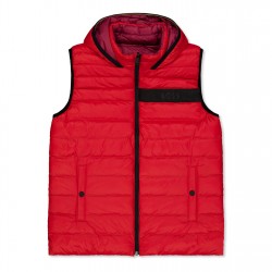 елек,детски,облекла,boss,reversible,gilet,red,97d