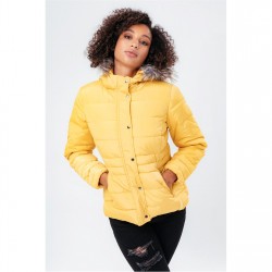 палто,дамски,жилетки,hype,shrt,coat,w,fur,ld99,mustard