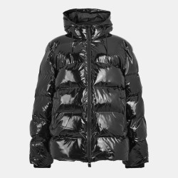 Яке Rains Mens Alta Waterproof Hooded Short Puffer Jacket - Blk Gloss 01 яке,rains,men,s,alta,waterproof,hooded,short,puffer,jacket,blk,gloss,01