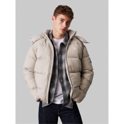 Яке Calvin Klein Jeans Mens Essential Down Recycled Down Short Puffer Jacket - Flint Gray яке,calvin,klein,jeans,men,s,essential,down,recycled,down,short,puffer,jacket,flint,gray