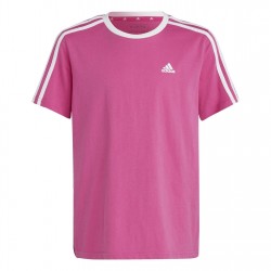 детска,тениска,детски,тениски,детски,облекла,adidas,essentials,3,stripe,t,shirt,junior,girls,ink,white