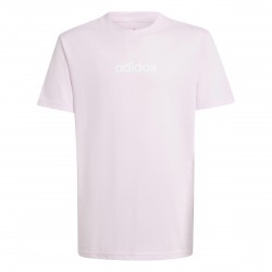 Тениска adidas Girls Essentials Linear T-Shirt - Pink Linear тениска,детски,тениски,adidas,girls,essentials,linear,t,shirt,pink,linear