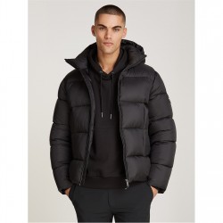 яке,мъжки,якета,calvin,klein,hooded,quilt,puffer,jacket,ck,black