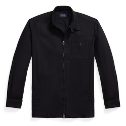 Риза с дълъг ръкав Polo Ralph Lauren Mens Garment Dye Cotton Long Sleeve Full Zip Overshirt - Polo Black риза,с,дълъг,ръкав,мъжки,якета,polo,ralph,lauren,men,s,garment,dye,cotton,long,sleeve,full,zip,overshirt,polo,black