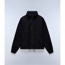 облекла,на,разпродажба,мъжки,якета,napapijri,men's,clay,black,water,resistant,rain,anorak,black,beauty