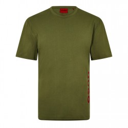 тениска,мъжки,пижами,hugo,men's,relaxed,short,sleeve,pyjama,t,shirt,open,green,386