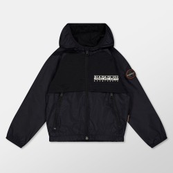 napapijri,kids,waterproof,rain,anorak,black,941