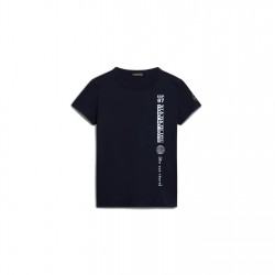 Детска тениска Napapijri Unisex Kids' Hudson Regular Fit T-Shirt - Navy 176 детска,тениска,детски,3/4,панталони,napapijri,unisex,kids',hudson,regular,fit,t,shirt,navy,176