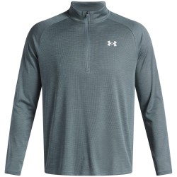 Under Armour Tech™ ½ Zip Long Sleeve Mens - Jasper Blue мъжко,фитнес,облекло,under,armour,tech,zip,long,sleeve,mens,jasper,blue