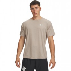 Мъжка тениска Under Armour Tech™ 2.0 Short Sleeve T-Shirt Mens - Timberwolf/Blk мъжка,тениска,разпродажба,under,armour,лека,атлетика,мъжко,фитнес,облекло,всички,фитнес,облекла,under,armour,tech™,2.0,short,sleeve,t,shirt,mens,timb