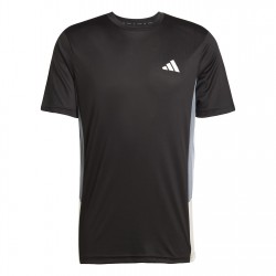 тениска,разпродажба,adidas,лека,атлетика,мъжко,фитнес,облекло,всички,фитнес,облекла,adidas,train,essentials,colourblock,t,shirt,adults,black