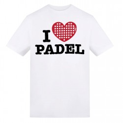 AWD Adults Printed Padel Tee - I Heart Padel дамски,тениски,дамски,топове,мъжки,горнища,размер+,мъжки,облекла,размер,падел,тенис,awd,adults,printed,padel,tee,i,heart,padel