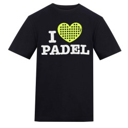 AWD Adults Printed Padel Tee - I Heart Padel мъжки,горнища,размер+,падел,тенис,awd,adults,printed,padel,tee,i,heart,padel
