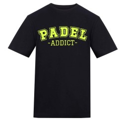 AWD Adults Printed Padel Tee - Padel Addict мъжки,горнища,размер+,падел,тенис,awd,adults,printed,padel,tee,padel,addict