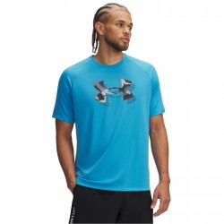 мъжка,тениска,разпродажба,under,armour,лека,атлетика,мъжко,фитнес,облекло,всички,фитнес,облекла,under,armour,spring,tech,print,t,shirt,mens,ether,blue
