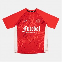 юношеска,фланелка,детски,3/4,панталони,детски,тениски,облекла,с,футболна,тема,футболни,горнища,sondico,team,jersey,junior,red