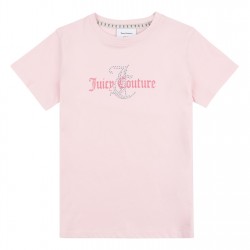 тениска,детски,3/4,панталони,juicy,couture,kids',diamante,logo,regular,fit,t,shirt,blossom,562