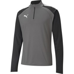Мъжко горнище с цип Puma Zip Top Mens - Pearl/White мъжко,горнище,с,цип,мъжки,тениски,мъжки,блузи,с,яка,мъжки,потници,мъжко,фитнес,облекло,лека,атлетика,puma,zip,top,mens,pearl,white