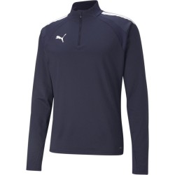Мъжко горнище с цип Puma Zip Top Mens - Navy/White мъжко,горнище,с,цип,мъжки,тениски,мъжки,блузи,с,яка,мъжки,потници,мъжко,фитнес,облекло,лека,атлетика,puma,zip,top,mens,navy,white
