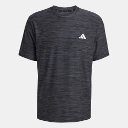 Мъжка тениска adidas Train Essentials Stretch Training T-Shirt Mens - DkGreyMarl/Blk мъжка,тениска,мъжки,потници,мъжки,блузи,с,яка,мъжки,тениски,мъжко,фитнес,облекло,лека,атлетика,adidas,train,essentials,stretch,training,t,shirt,mens,dkgrey