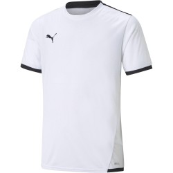 Фланелка Puma teamLIGA Jersey Jr - White-Black фланелка,детски,тениски,футбол,футболни,горнища,puma,teamliga,jersey,jr,white,black