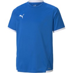 Фланелка Puma teamLIGA Jersey Jr - EBluLem-Wht фланелка,детски,тениски,футбол,футболни,горнища,puma,teamliga,jersey,jr,eblulem,wht