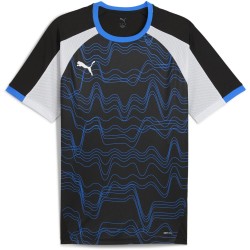 Мъжка тениска Puma Individualliga Graphic Jersey T-Shirt Mens - Black/Wh мъжка,тениска,мъжки,тениски,мъжки,блузи,с,яка,мъжки,потници,футбол,футболни,горнища,puma,individualliga,graphic,jersey,t,shirt,mens,black,wh