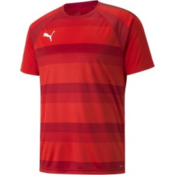Мъжка тениска Puma Teamvision Jersey T-Shirt Mens - Red/Pepper/Wht мъжка,тениска,мъжки,тениски,мъжки,блузи,с,яка,мъжки,потници,футбол,футболни,горнища,puma,teamvision,jersey,t,shirt,mens,red,pepper,wht