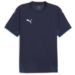 Мъжка тениска Puma Teamfinal Jersey T-Shirt Mens - Navy/White/Blue мъжка,тениска,мъжки,тениски,мъжки,блузи,с,яка,мъжки,потници,футбол,футболни,горнища,puma,teamfinal,jersey,t,shirt,mens,navy,white,blue