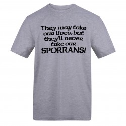 AWD Printed Novelty Scottish Football Fan Tee - Sporrans национални,отбори,мъжки,горнища,размер+,футболни,горнища,awd,printed,novelty,scottish,football,fan,tee,sporrans