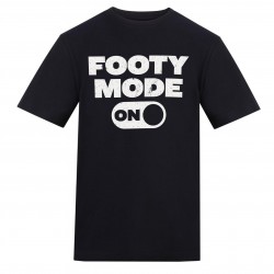 AWD Adults Printed Novelty Football Fan Tee - Footy Mode футболни,горнища,awd,adults,printed,novelty,football,fan,tee,footy,mode