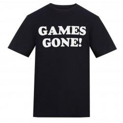 AWD Adults Printed Novelty Football Fan Tee - Games Gone футболни,горнища,awd,adults,printed,novelty,football,fan,tee,games,gone