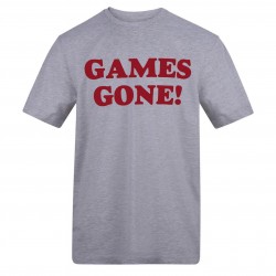 AWD Adults Printed Novelty Football Fan Tee - Games Gone футболни,горнища,awd,adults,printed,novelty,football,fan,tee,games,gone