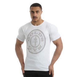 мъжка,тениска,облекла,на,разпродажба,мъжко,фитнес,облекло,golds,gym,classic,joe,t,shirt,mens,white