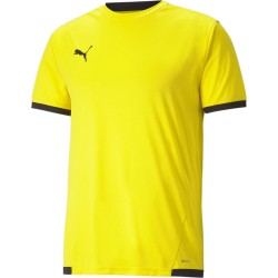 Фланелка Puma teamLIGA Jersey - Yellow/Black фланелка,мъжки,блузи,с,яка,мъжки,тениски,мъжки,потници,футболни,горнища,puma,teamliga,jersey,yellow,black